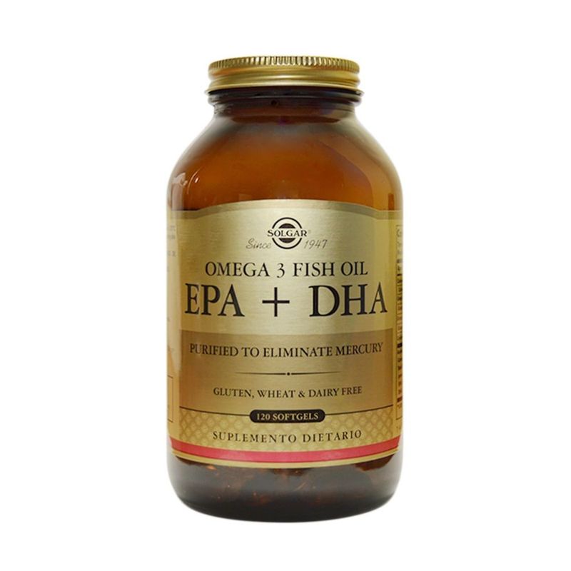 SOLGAR - Omega 3 Fish Oil Epa +dha Solgar X 120 Capsulas