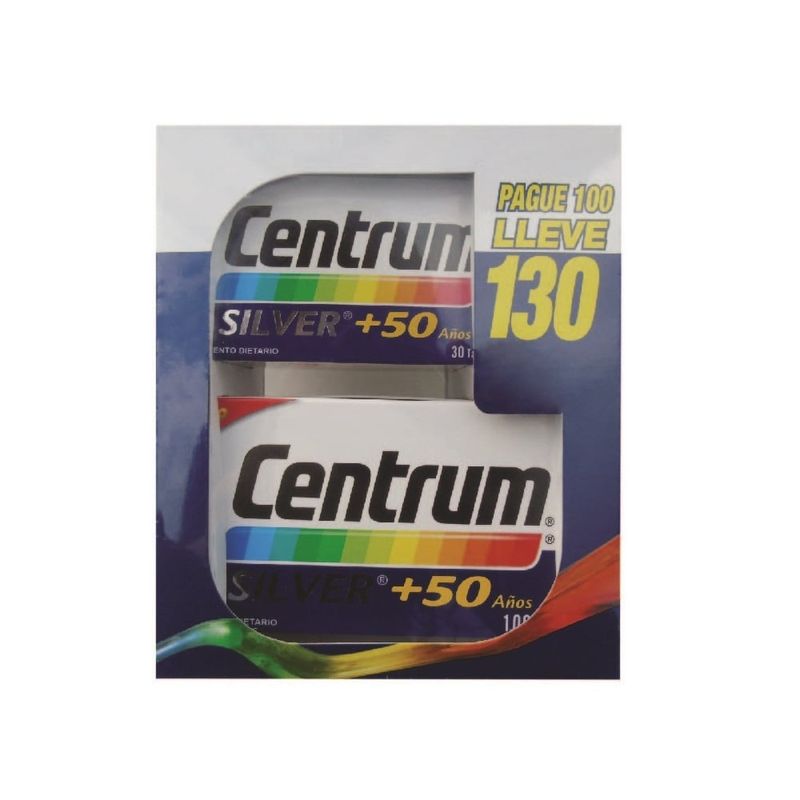 CENTRUM - Oferta Centrum Silver X 100 Tabletas  Gratis 30 Tabletas