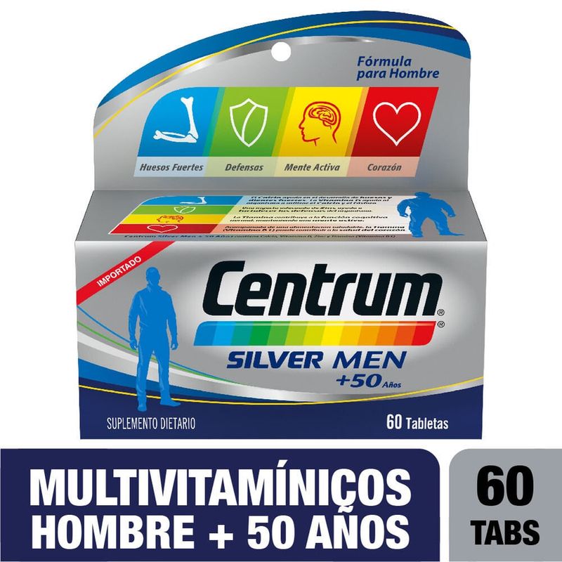 CENTRUM - Centrum Silver Men +50 X 60 Tabletas