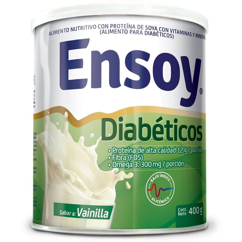 ENSOY - Ensoy Diabeticos Sabor Vainilla X 400g