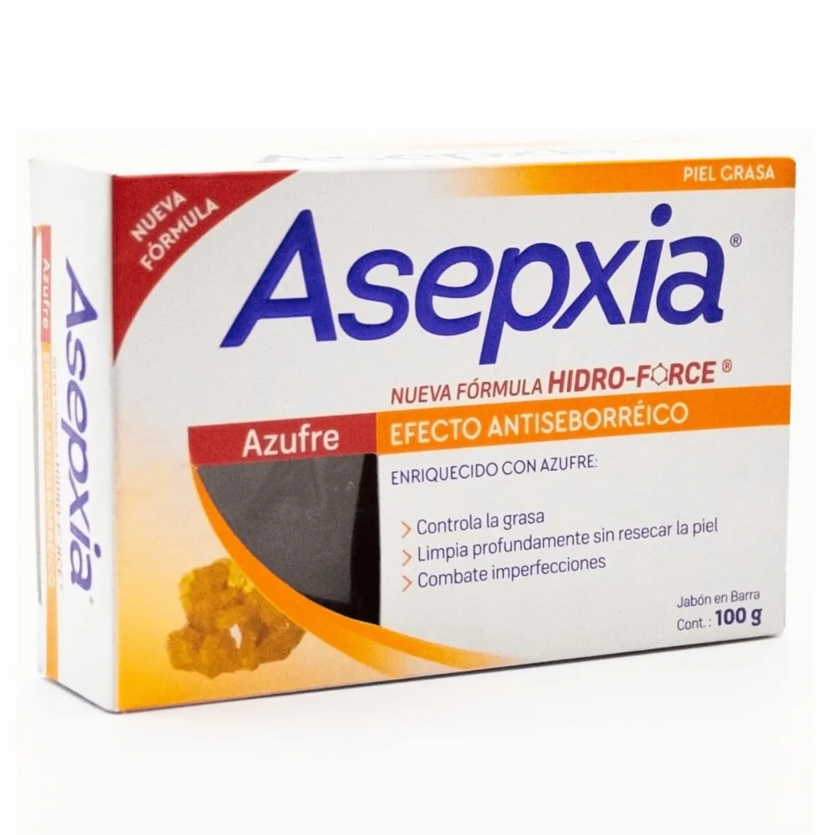 ASEPXIA - Asepxia Jabon Facial Antiacne Azufre 100g