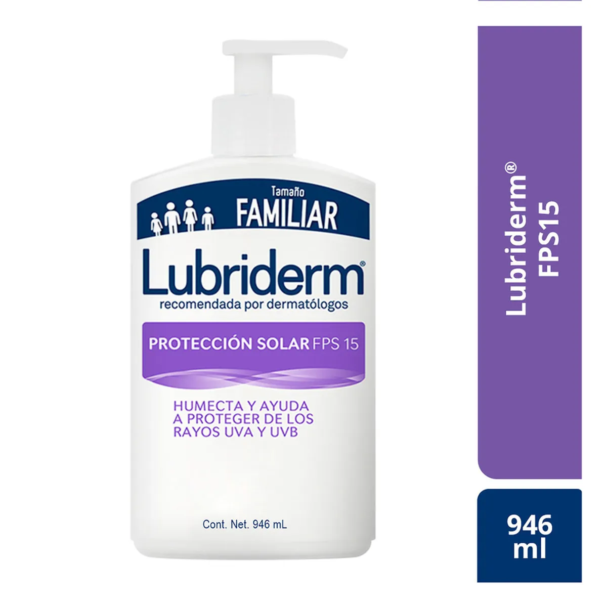 LUBRIDERM - Crema Lubriderm Uv-15 Protector Solar X 946ml