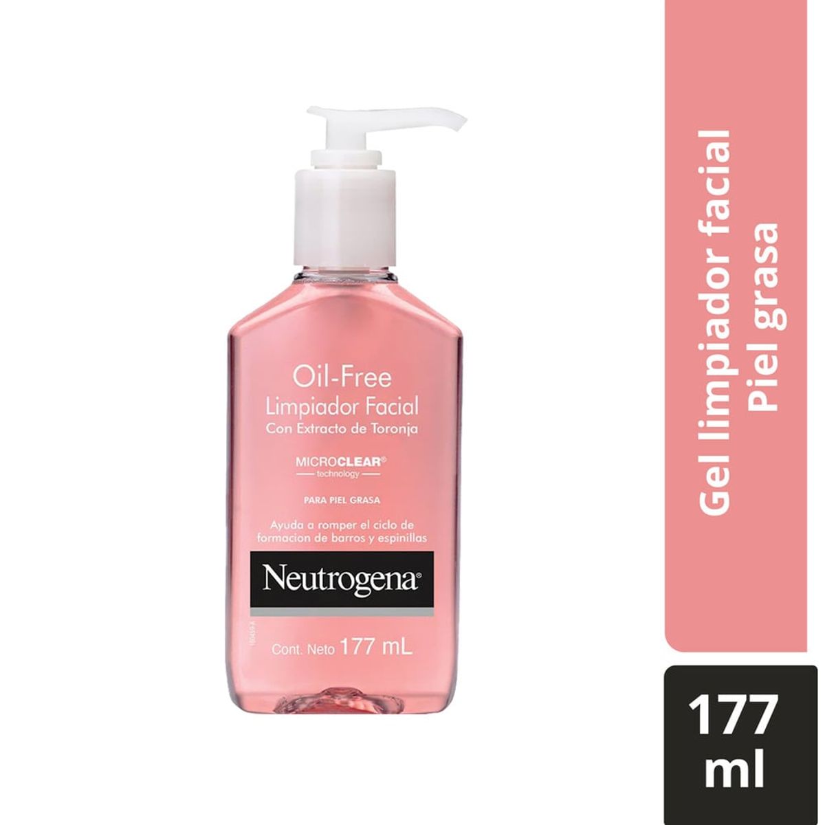 NEUTROGENA - Gel Limpiador Facial Neutrogena Oil Free X 177ml