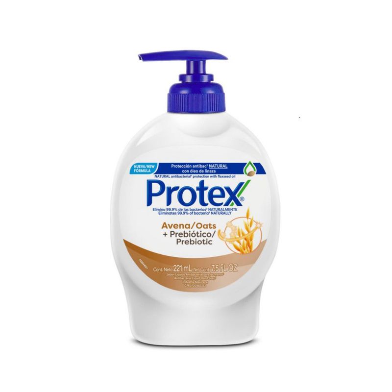 PROTEX - Jabon Liquido Protex Antibacterial Para Manos Avena X 221ml