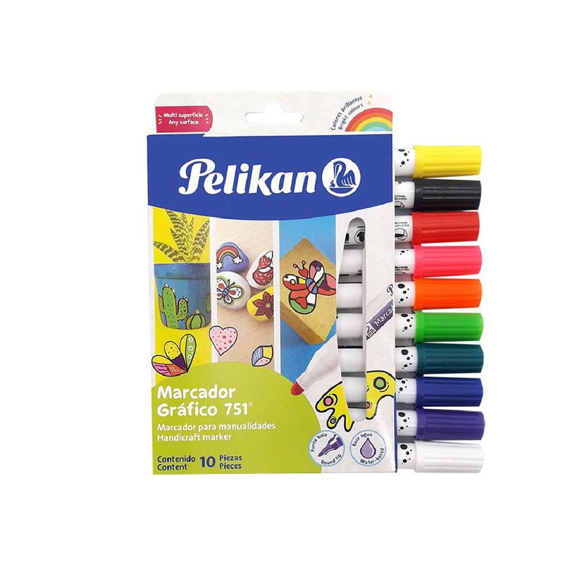 PELIKAN - Marcador gráfico pelikan 751 x 10 unds.