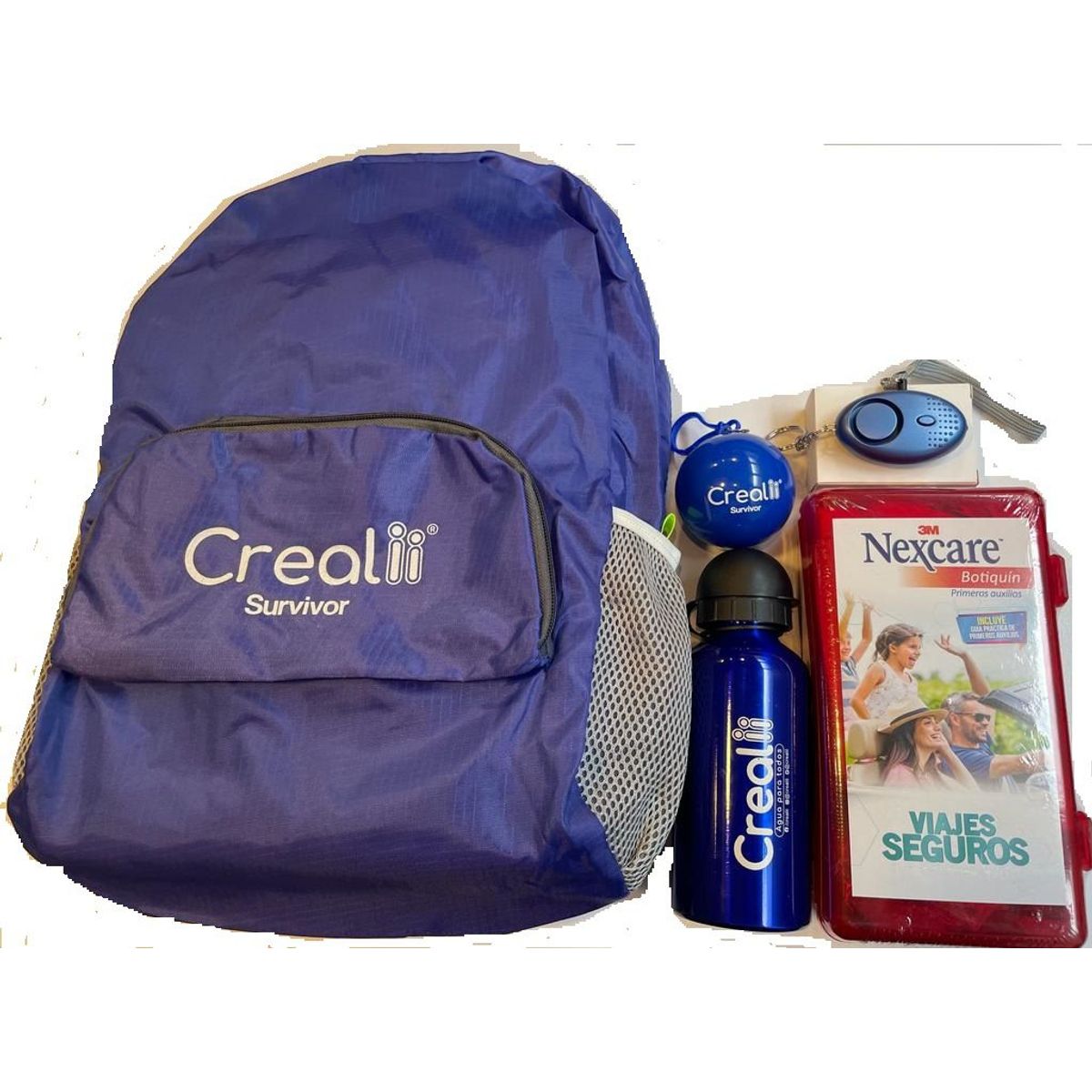 GENERICO - Morral Kit viaje Crealii seguridad deporte campestre