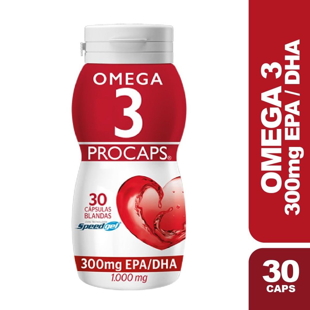 PROCAPS - Omega 3 Procaps 300mg Epa/dha X 30 Capsulas