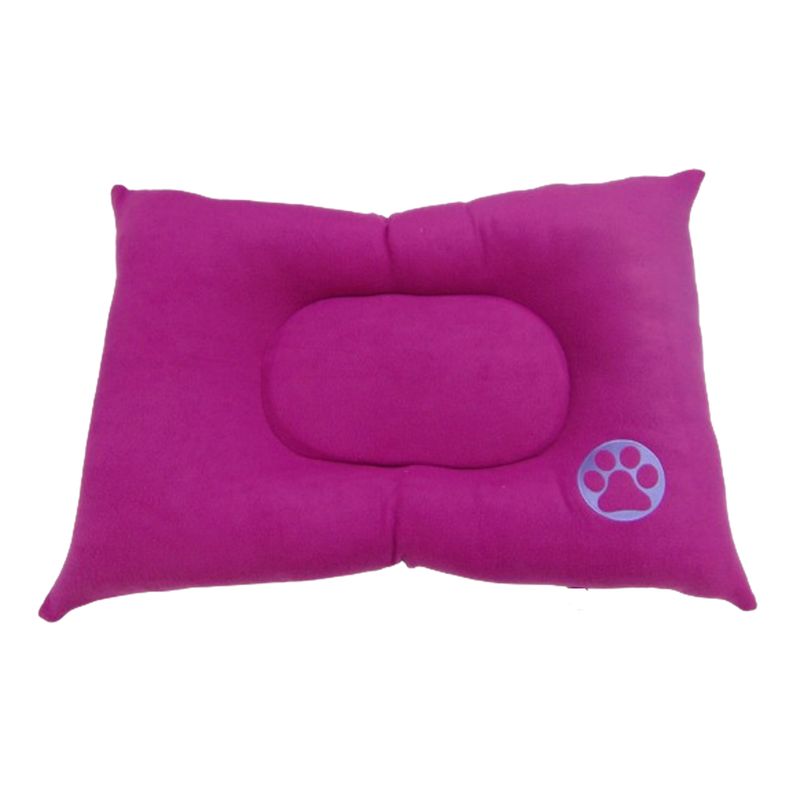 HALLY PET - Colchón premium grande huella bordada mascota Morado