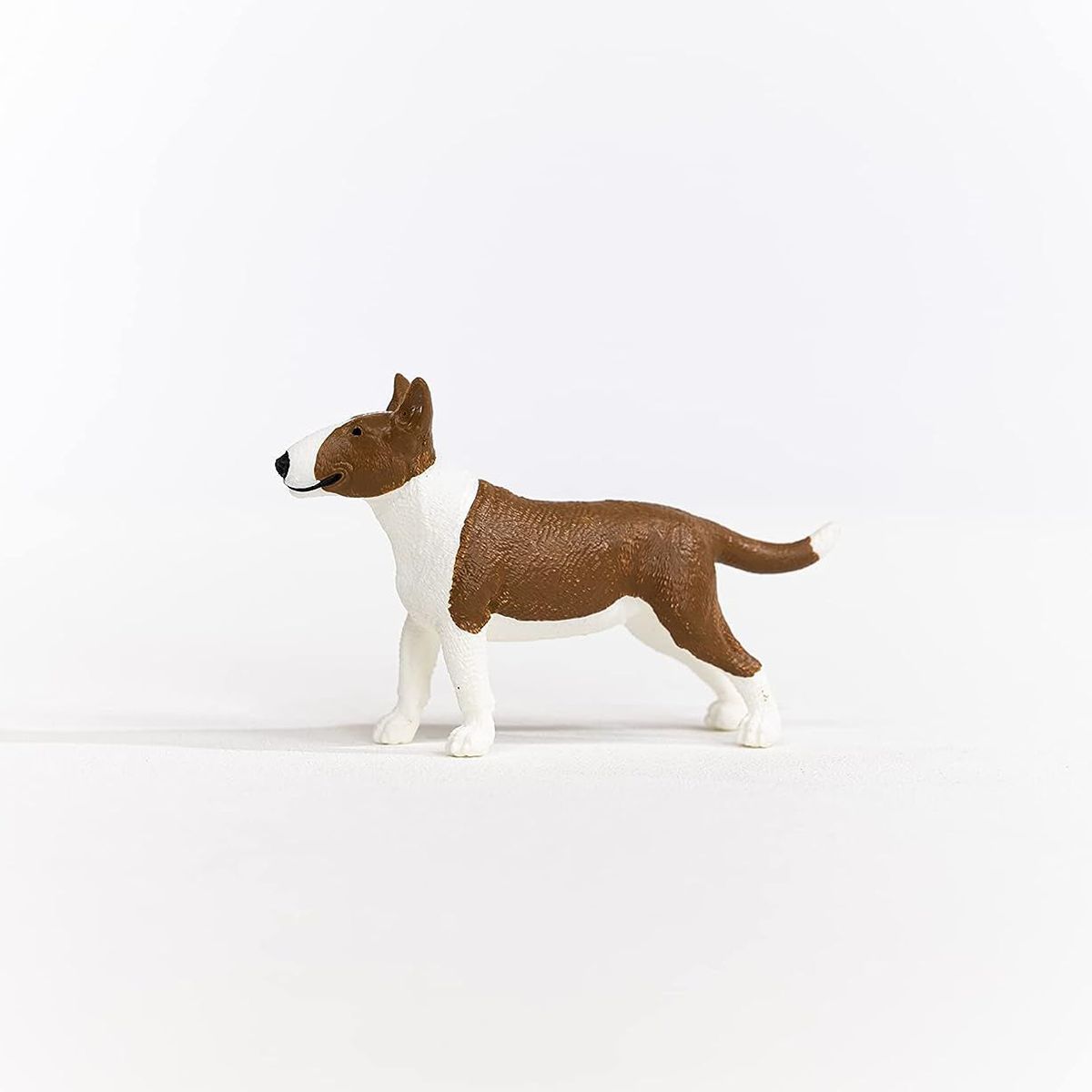 JUGANDO Y EDUCANDO - Figura De Animales Perro Bull Terrier Colección Niños Y Niña