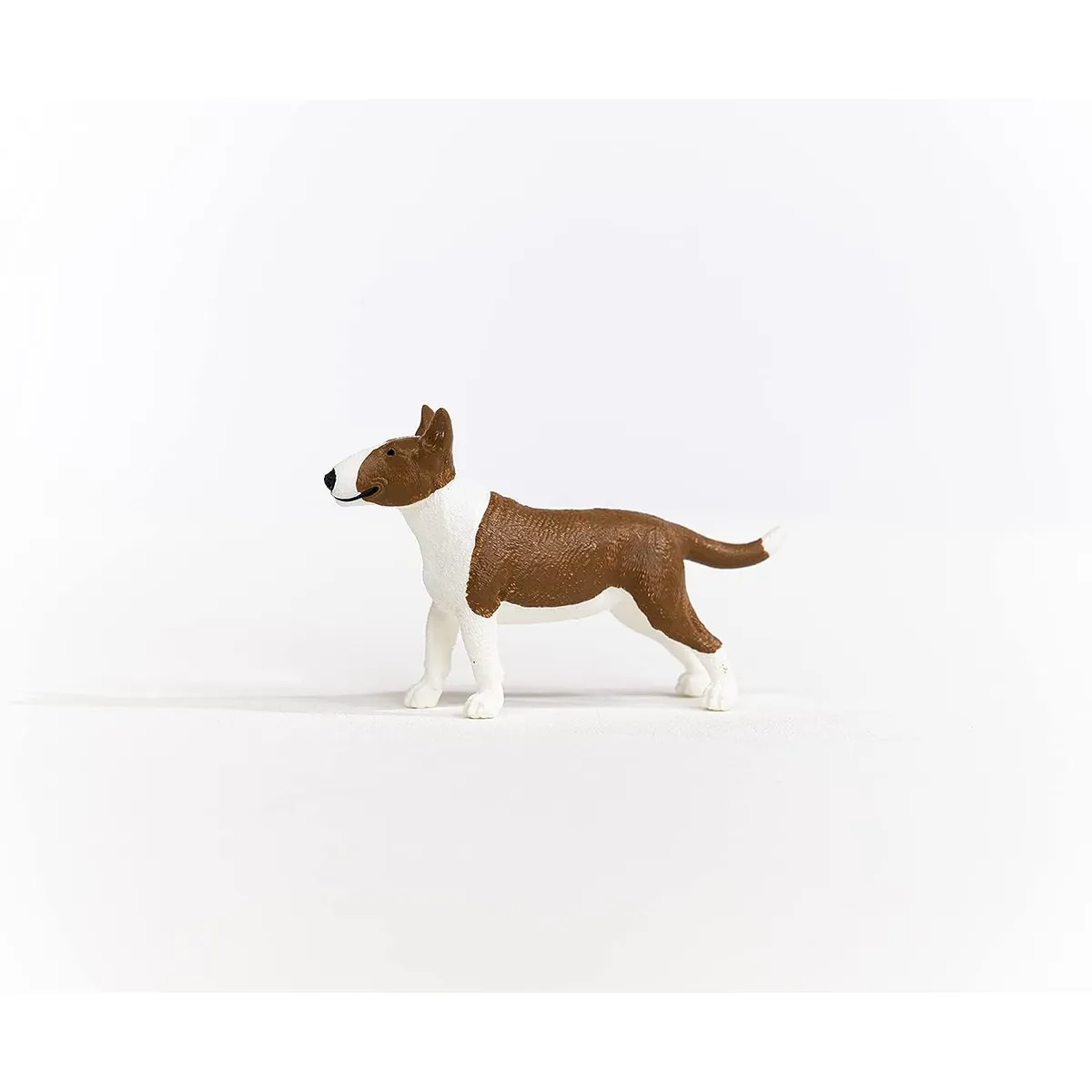 JUGANDO Y EDUCANDO - Figura De Animales Perro Bull Terrier Colección Niños Y Niña