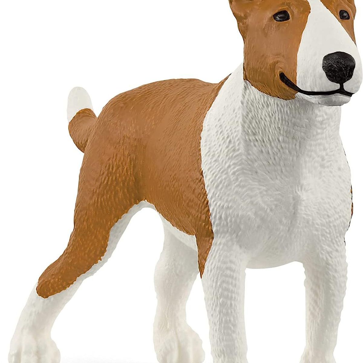 JUGANDO Y EDUCANDO - Figura De Animales Perro Bull Terrier Colección Niños Y Niña
