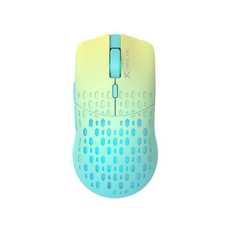 XTRIKE ME - Mouse Gamer Recargable Inalambrico Conexion Dual Bluetooth Y 2,4 G