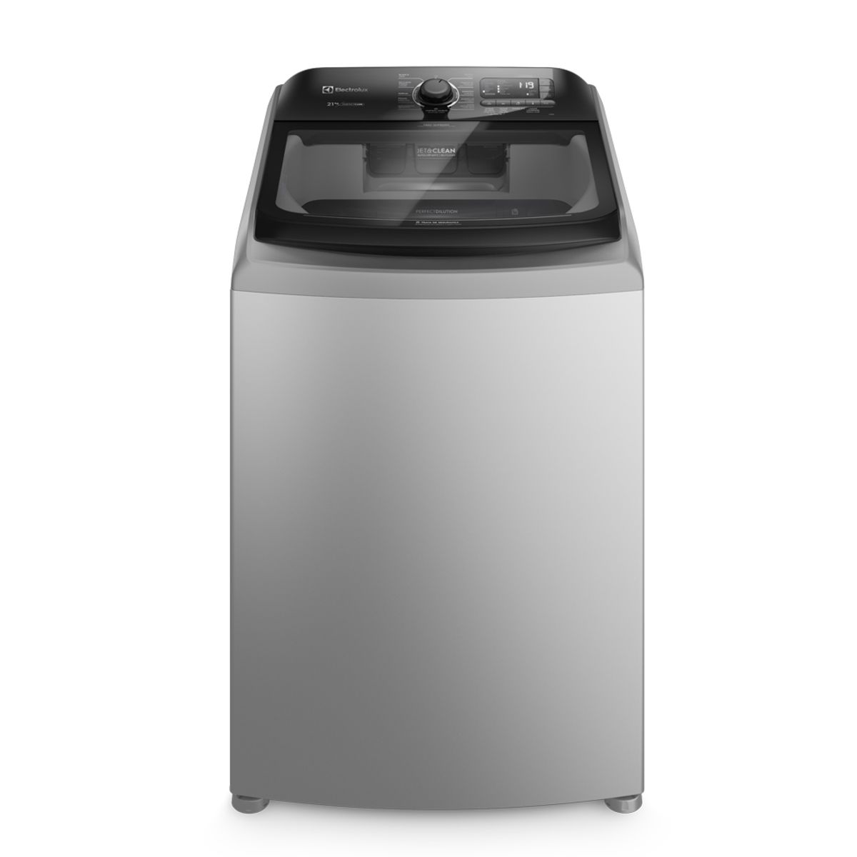 ELECTROLUX - Lavadora Electrolux Carga Superior 21Kg Atrapa Pelusas Perfect Care Gris LS21I