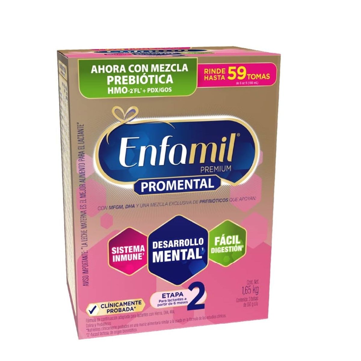 ENFAMIL - Formula Infantil Enfamil Premium Etapa 2 De 6-12 Meses X 165