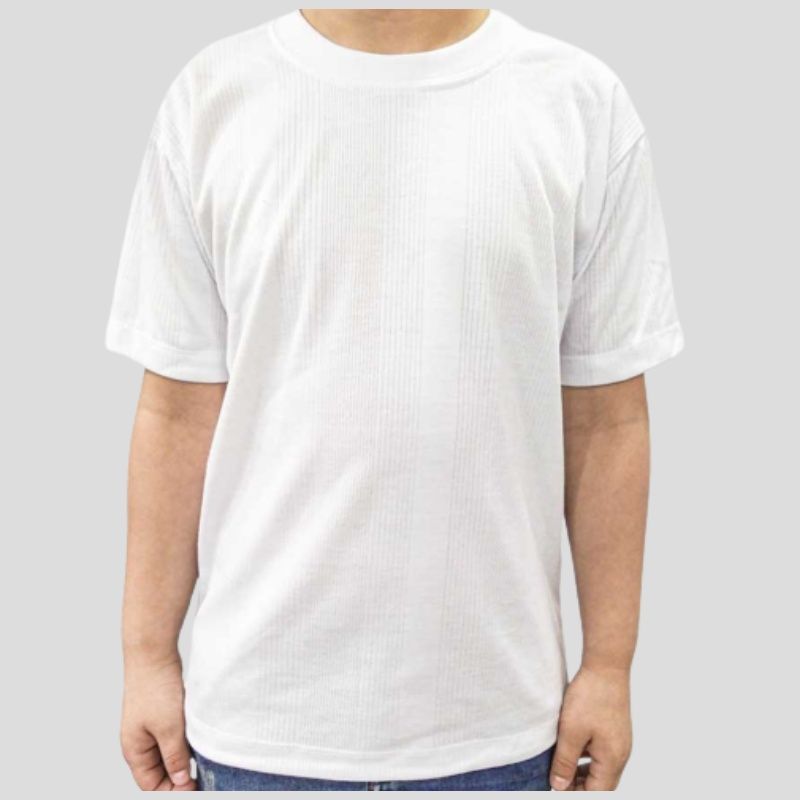 SIABATTO - Camiseta Niño Acanalada Cuello Redondo - 3170