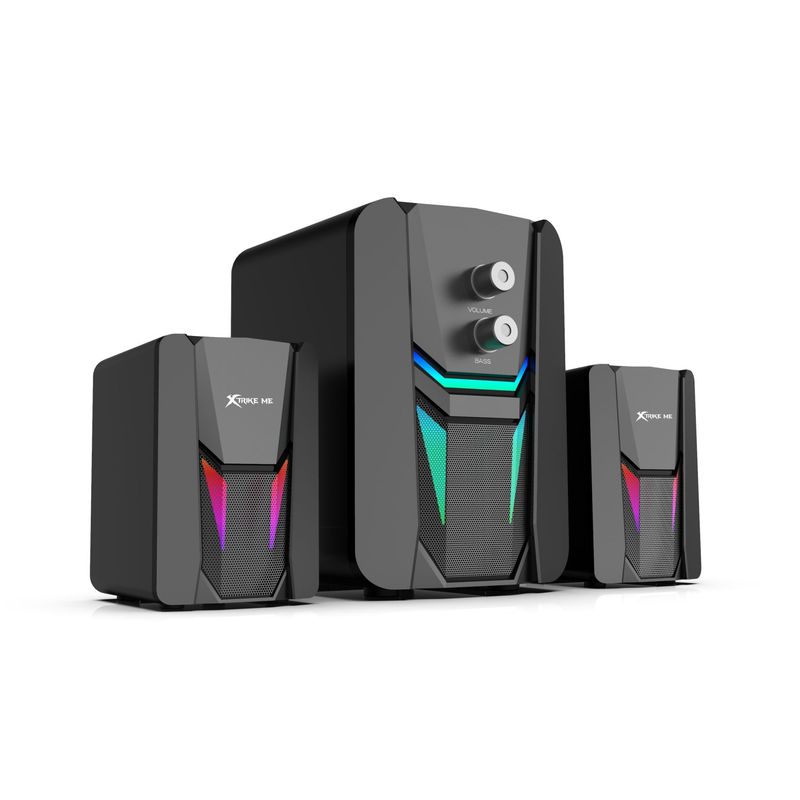 XTRIKE ME - Parlantes Gamer 2.1 Speakers Computador Portatil Xtrike Me SK-612