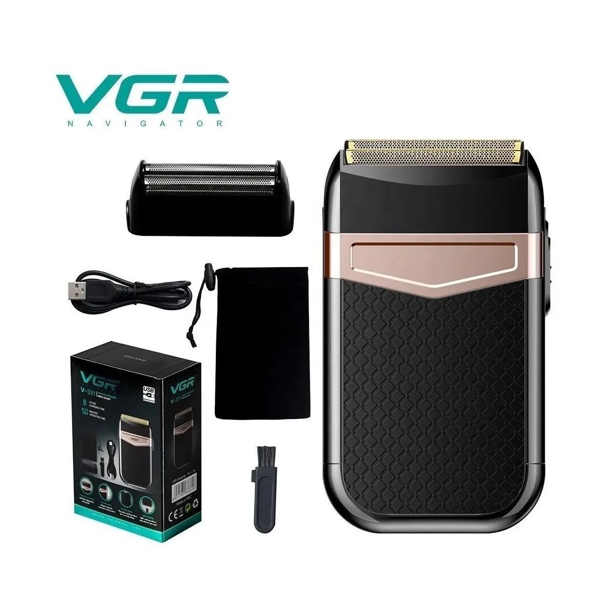 GENERICO - Maquina Afeitadora Shaver Eléctrica 2 Rodillos
