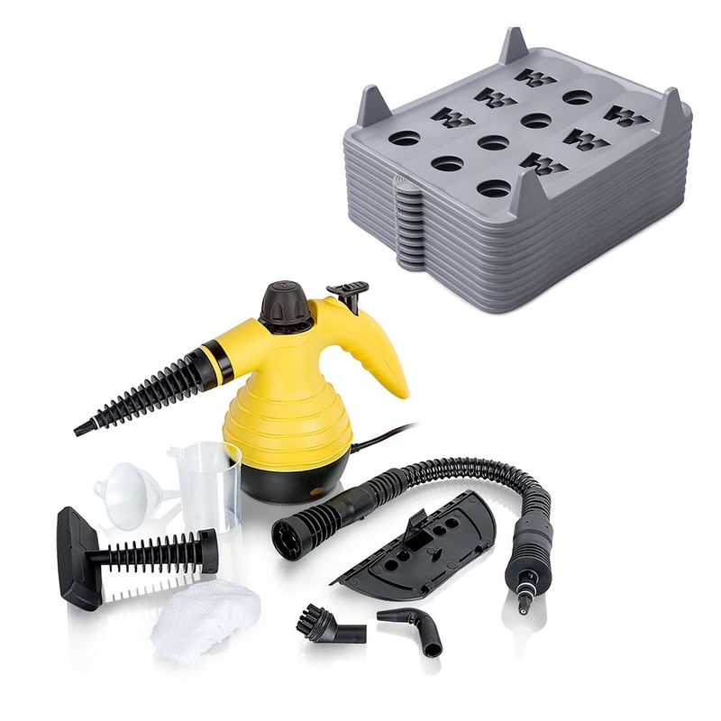 ENERGY PLUS - Combo Limpiador a Vapor  Organizador apilable x10 Unid