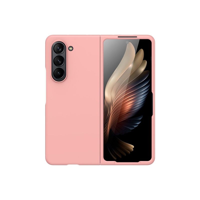 GENERICO - Funda Silicone Compatible con Samsung Galaxy Z Fold5 Rosado