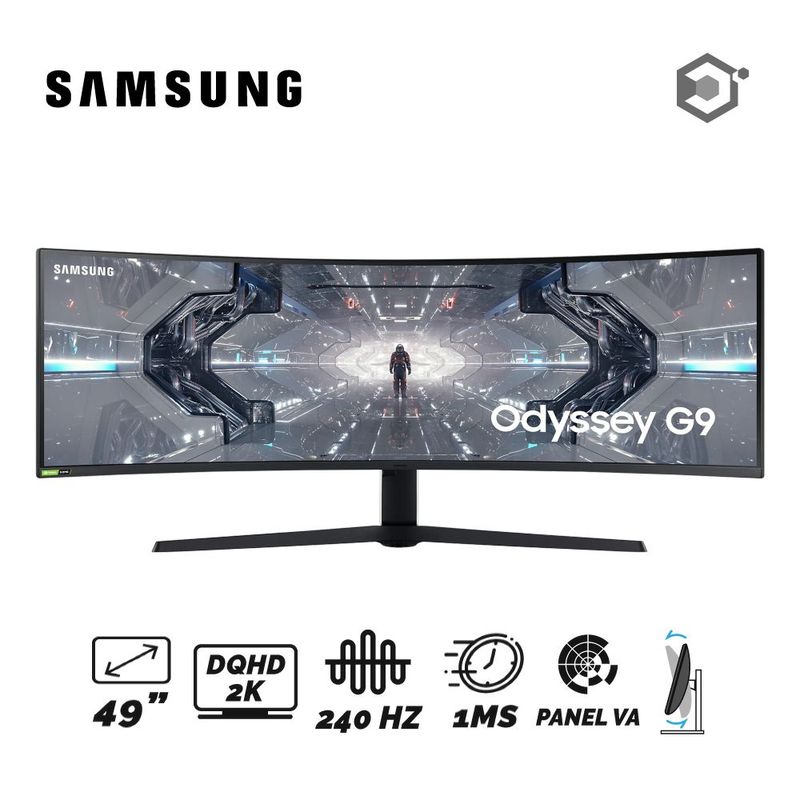 SAMSUNG - Monitor Samsung Odyssey G9 Gaming 49 Pulgadas 2K - 240GHz - 1Ms - VA