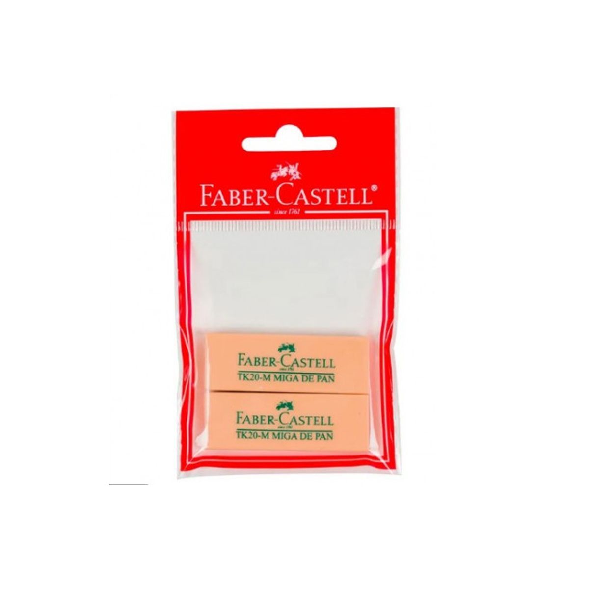 FABER CASTELL - Borrador Miga De Pan X 2 Und Faber Castell
