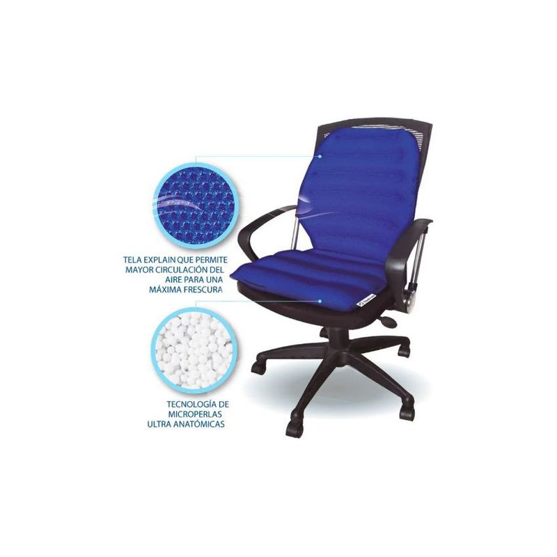 GENERICO - Cojin silla espaldar soporte lumbar conductor carro camion