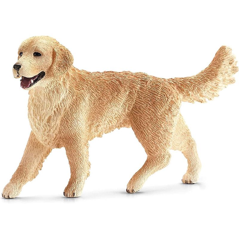 JUGANDO Y EDUCANDO - Figura De Animales Perro Golden Retriever Hembra Colección