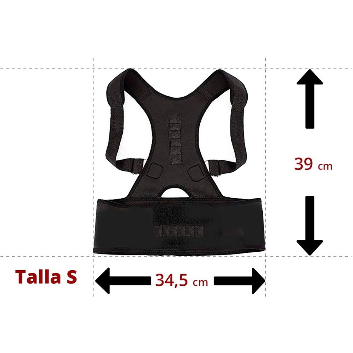 GENERICO - Corrector De Postura Para Hombre y Mujer Talla S