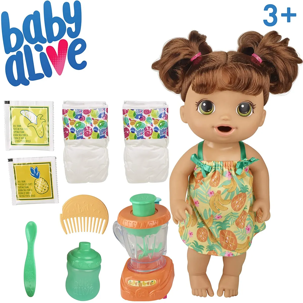 BABY ALIVE - Baby Alive Magical Mixer Muñeca Mezclador Mágico Para Bebé