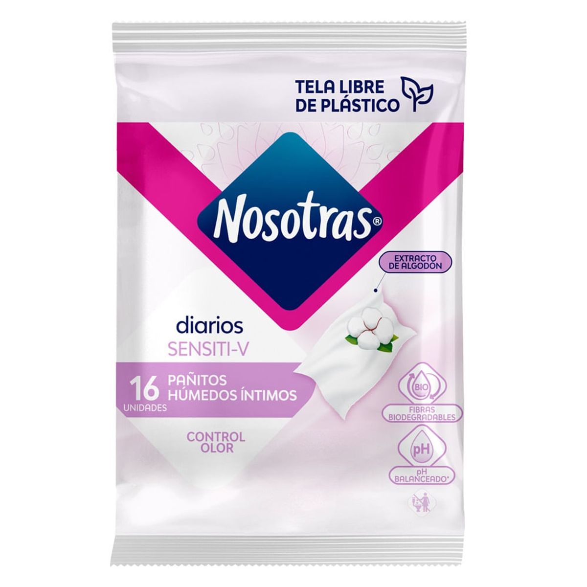 NOSOTRAS - Pañitos Intimos Nosotras Sensitive Diarios X 16und
