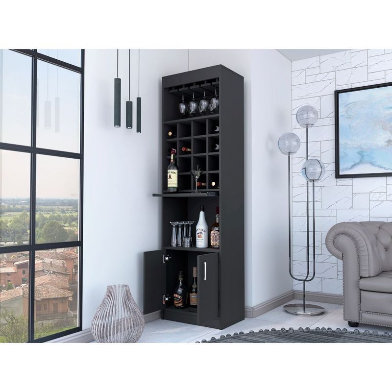 RTA DESIGN - Bar Sancro, Wengue, con Gran Capacidad de Almacenamiento    ZF