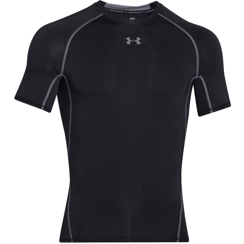 UNDER ARMOUR - Camiseta Under Armour Compression Hg Ss-Negro_.