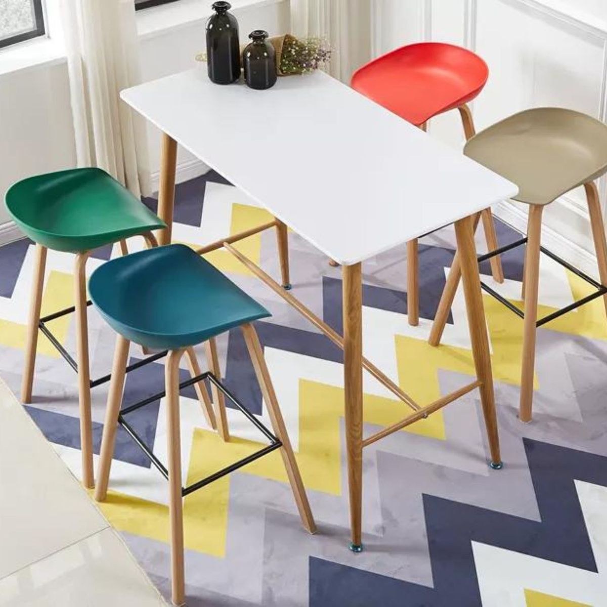 EKONOMODO COLOMBIA - Silla Bar Milyi Roja