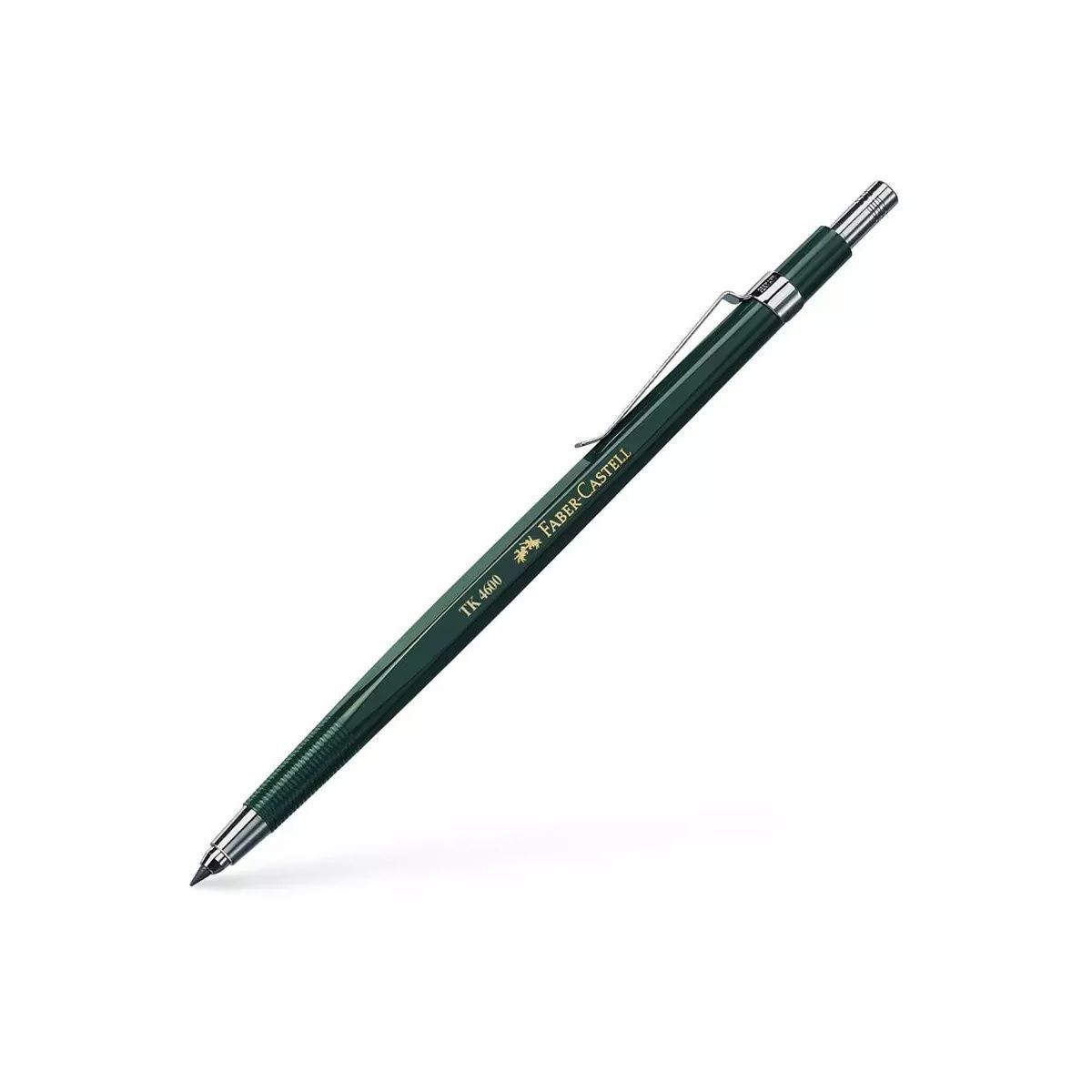 FABER CASTELL - Portaminas Faber Castell Tk 4600 Mina 2mm, Clip Y Afilaminas