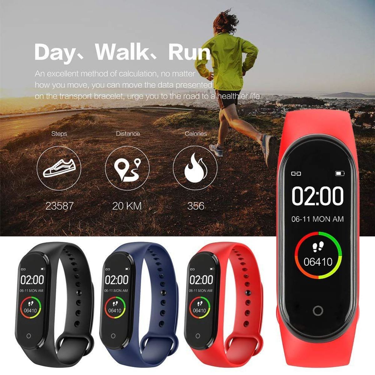 GENERICO - Reloj Pulsera Manilla Smartwatch Deportiva Smartband