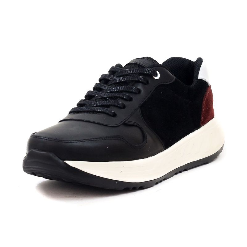 VILLABONR - Tenis Para Hombre Cuero VillabonR VP-3036 Negro