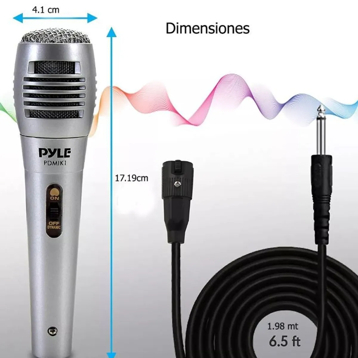 PYLE - Micrófono Profesional Pyle Dinámico Cardioide Karaoke Vlog