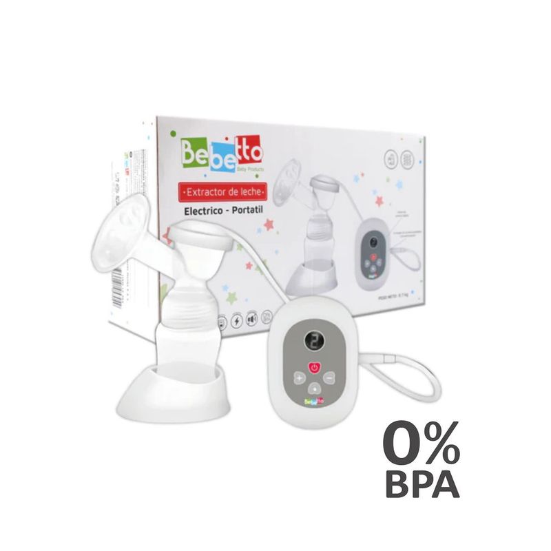 BEBETTO - Extractor Eléctrico Portátil Bebetto Ref LS-AE5