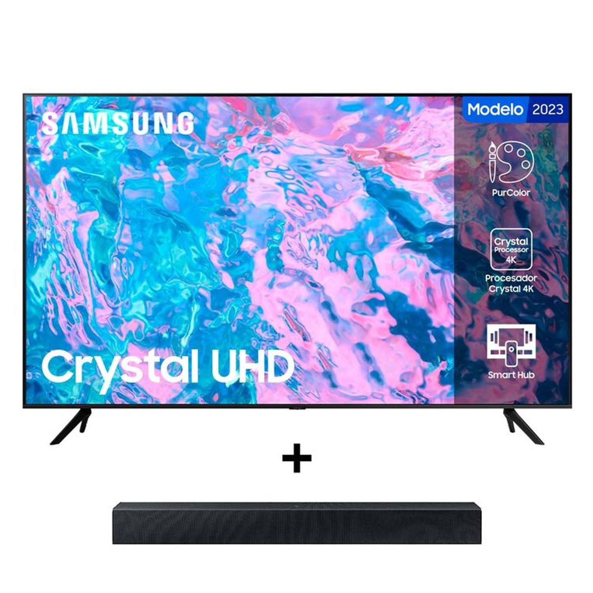 SAMSUNG - Combo TV SAMSUNG 50 Pulgadas Crystal UHD + Barra HWC400
