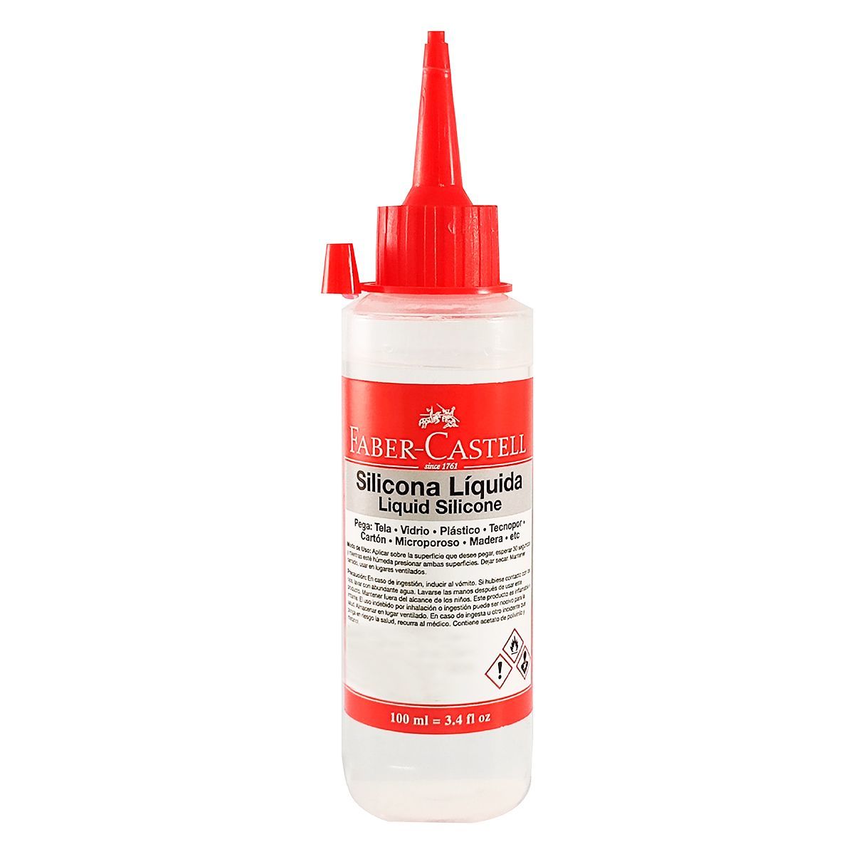 FABER CASTELL - Silicona Liquida Faber Castell X 10 Ml