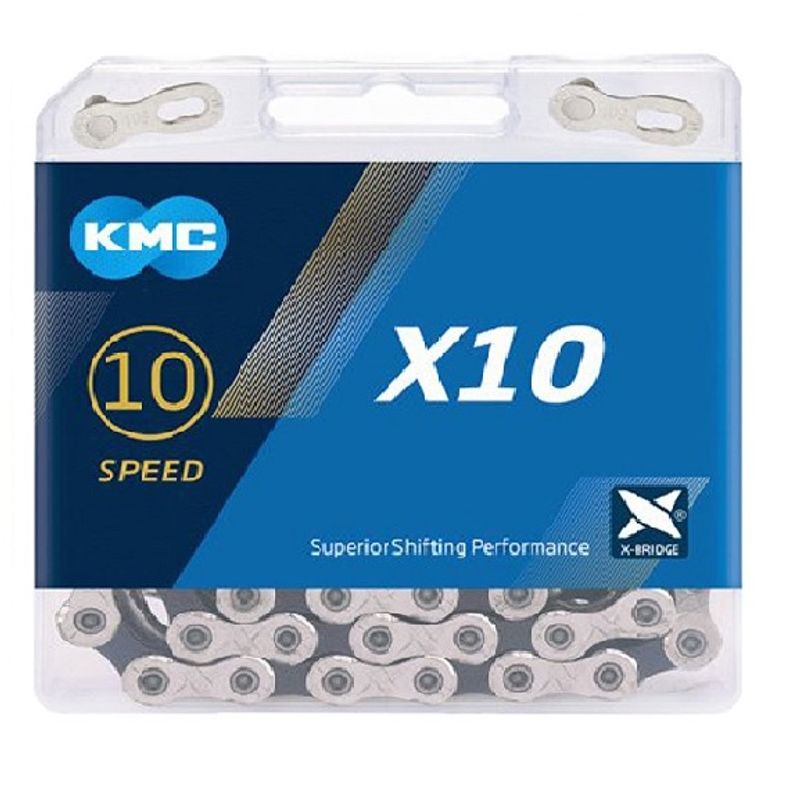 KMC - Cadenilla KMC X10 10 Velocidades Silver Negro