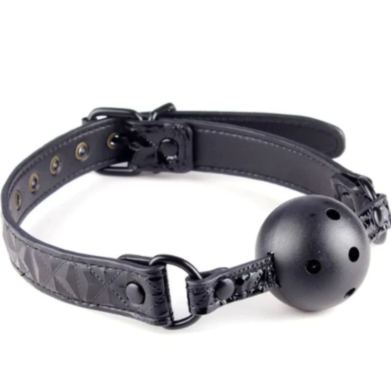 GENERICO - Mordaza ball gag BDSM tapaboca negro