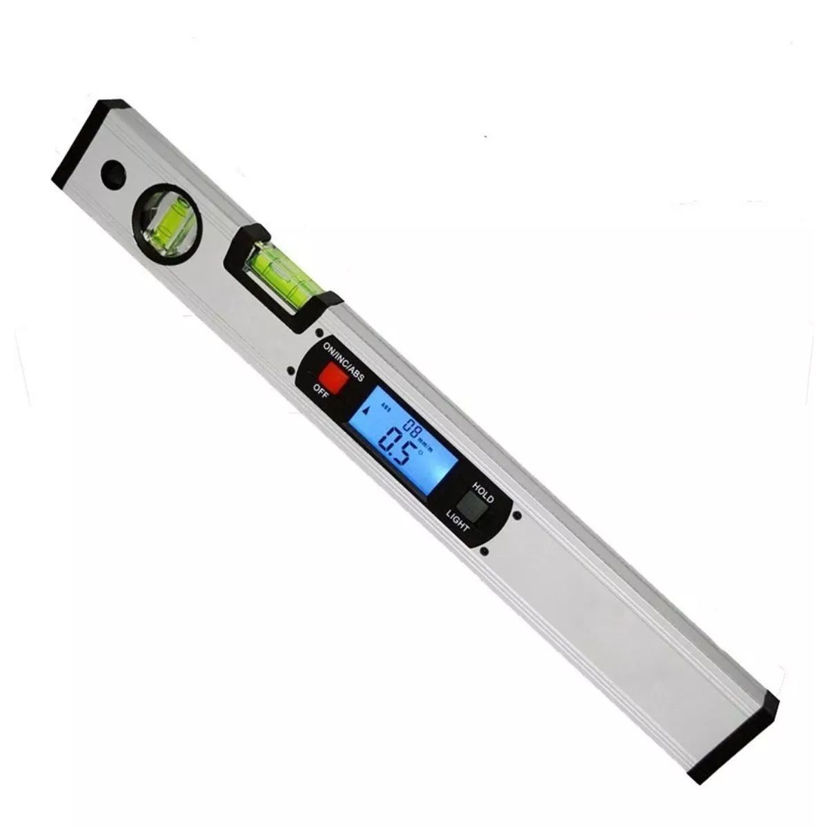 GENERICO - Inclinometro Nivel Digital Medidor Angulo 400mm sin imanes