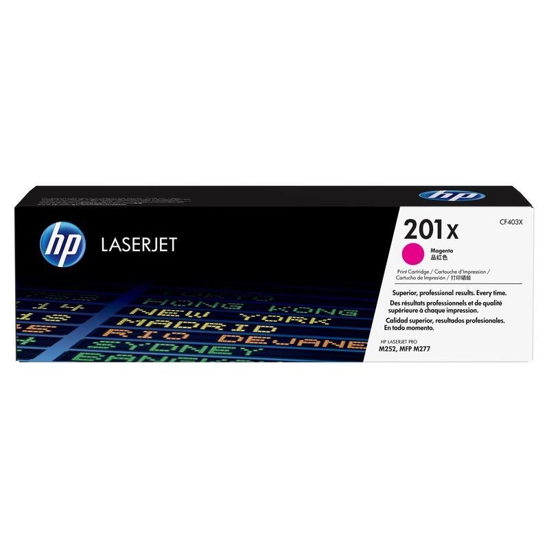 HP - Cartucho de Toner HP 201x Magenta Original Laserjet CF403X