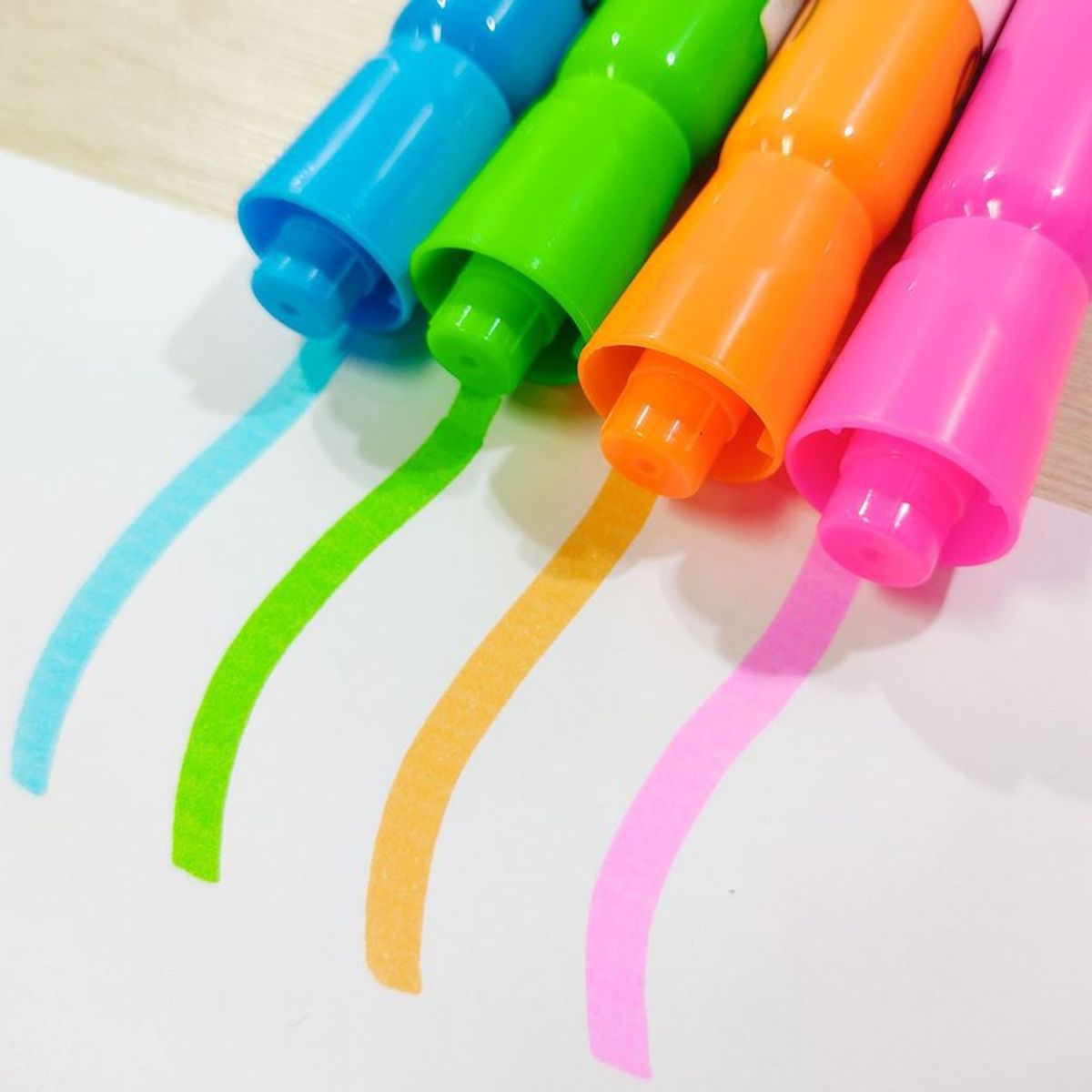 SHARPIE - Resaltadores punta biselada x4 colores sharpie