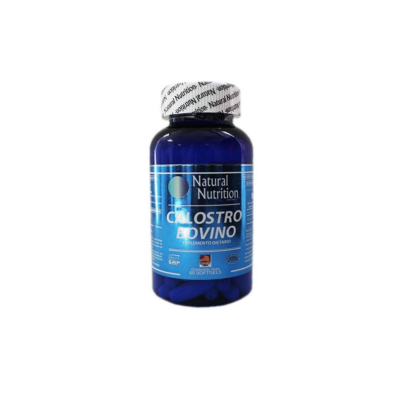 NATURAL NUTRITION - Calostro Bovino Natural Nutrition 800mg X 60 Capsulas