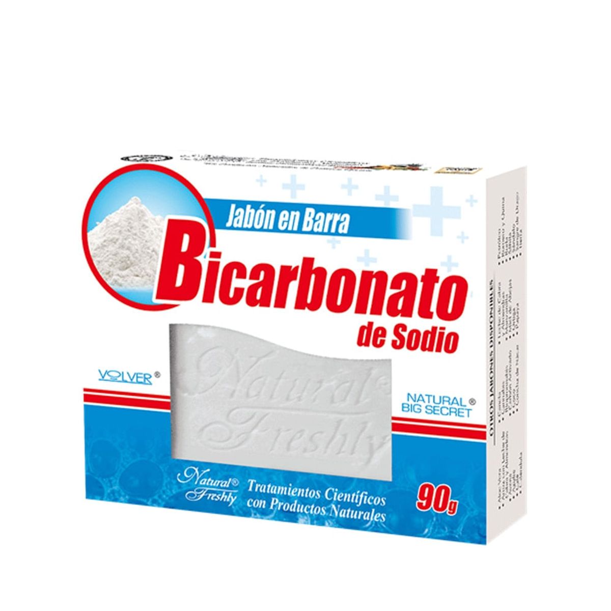 NATURAL FRESHLY - Jabon Natural Freshly Bicarbonato De Sodio X 90g
