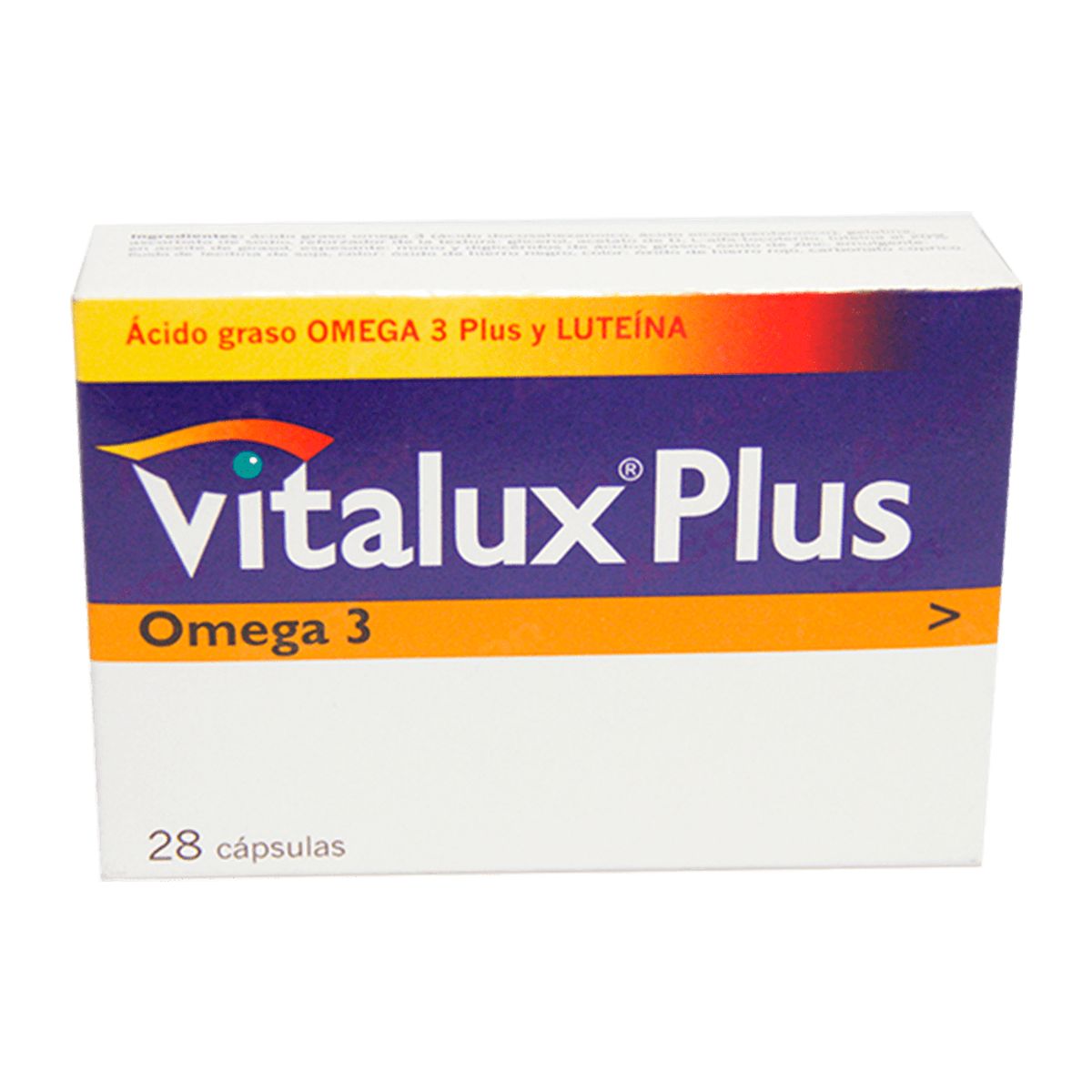 NOVARTIS - Omega 3 Vitalux Plus Cs X 28 Capsulas