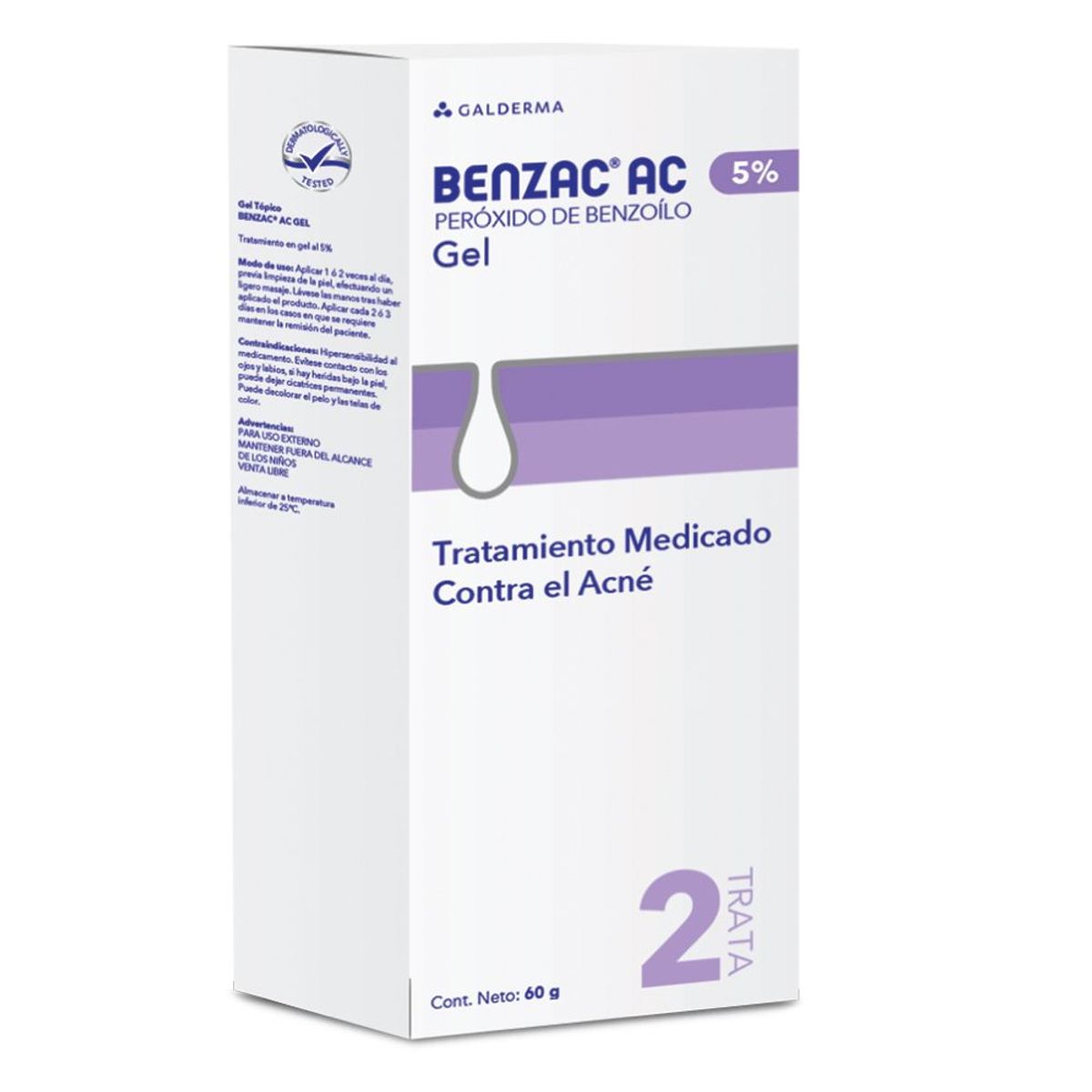GENERICO - Benzac Ac Gel Facial Antiacne X 5% X 60gr