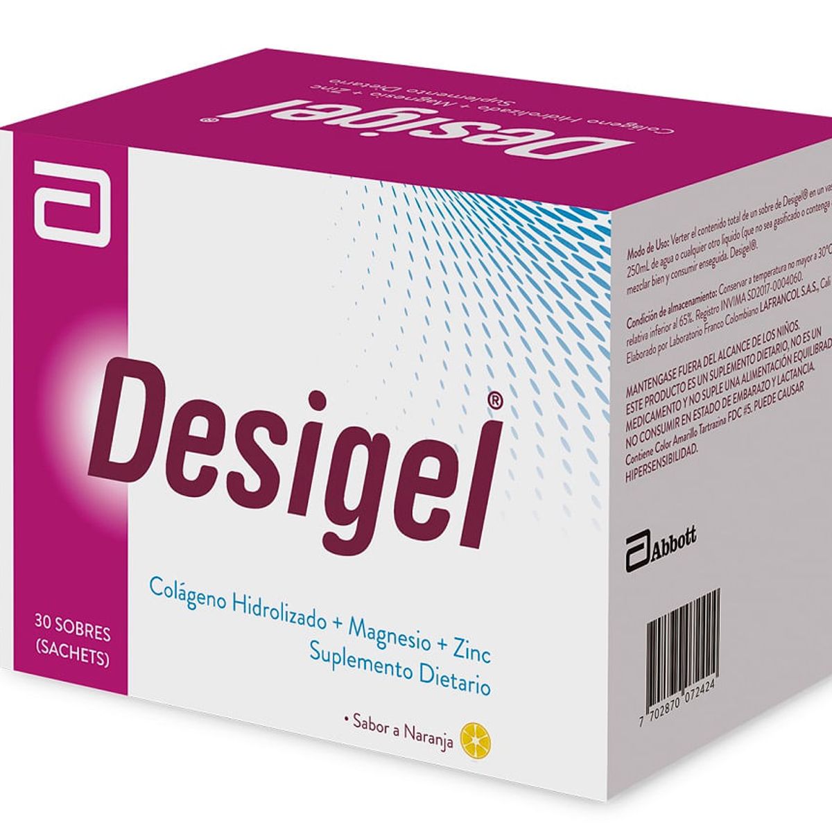 ABBOTT - Desigel Polvo Naranja X 30 Sobres